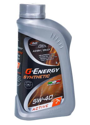 Масло G-Energy 5W40 Synthetic Active 1л