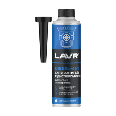 Суперантигель с диспергатором в дизельное топливо на 40-60 л LAVR, 310 мл