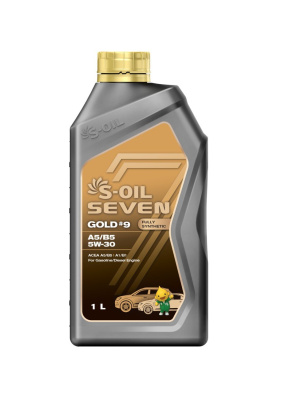 Масло S-OIL 7 5W30 GOLD 9 A5/B5 1л