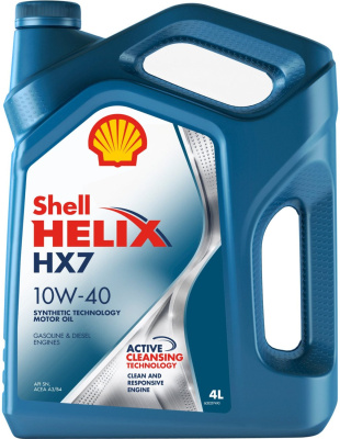 Масло Shell 10W40 Helix HX7 4л
