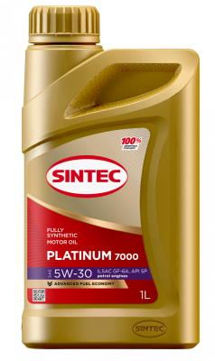 Масло SINTEC Platinum 7000 5W30 GF-6A SP 1л