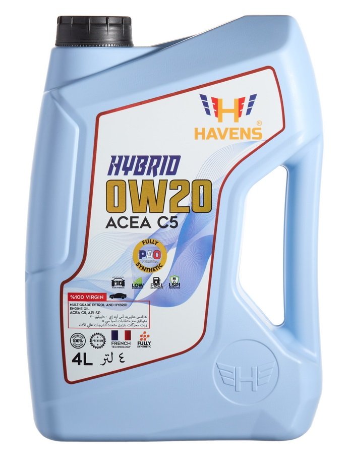 Масло Havens Hybrid 0W20 C5, SP, SN Plus, SN/CF 4л