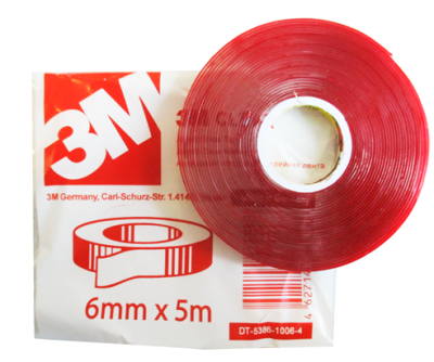 Скотч двухсторонний 6mm 5м 3M (Прозрачный)