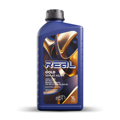 Масло моторное REAL GOLD 10W40 A3/B4 1L