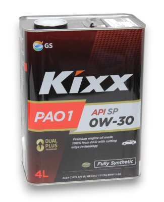 Масло KIXX 0W30 PAO1 SP 4л