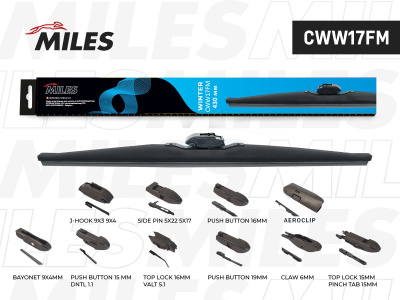 Щетка стеклоочистителя зимняя Miles 430