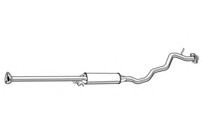 Глушитель средняя часть HONDA CR-V 2.0i-16V 4x4 97- RD1