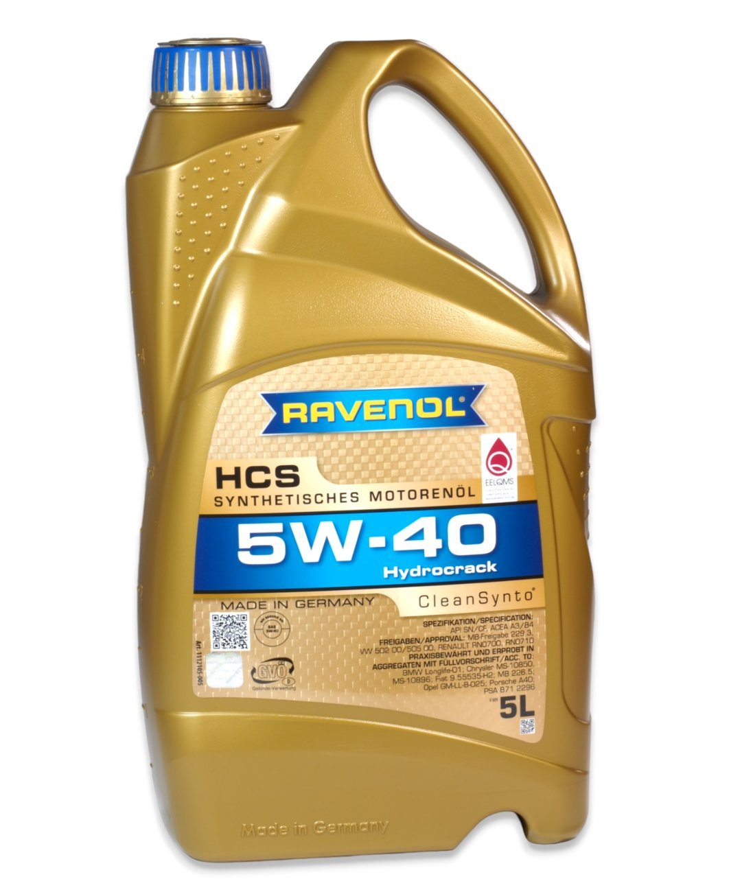 Масло RAVENOL 5W40 HCS 5л