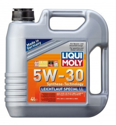 Масло LiquiMoly 5W30 Speсial Tec LL 4л.