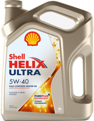 Масло Shell 5W40 Helix Ultra 4л