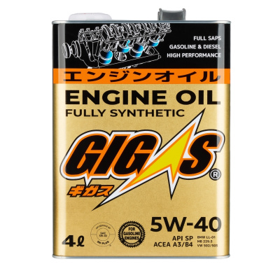Масло GIGAS 5W40 SP A3/B4 4л