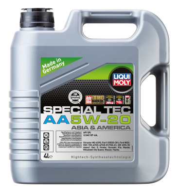 Масло LiquiMoly 5W20 Speсial Tec AA 4л.