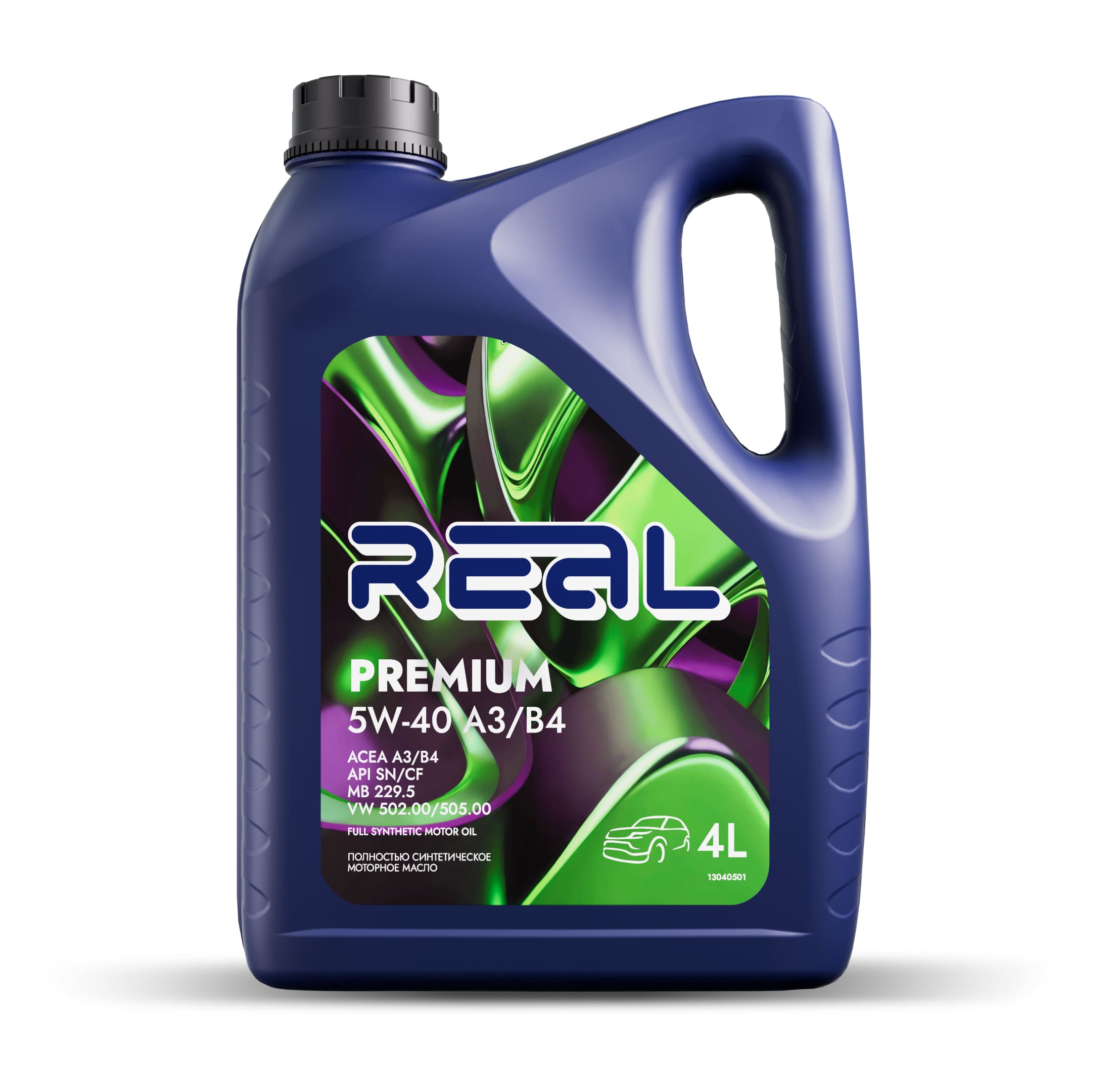 Масло моторное REAL PREMIUM 5W40 A3/B4 4L