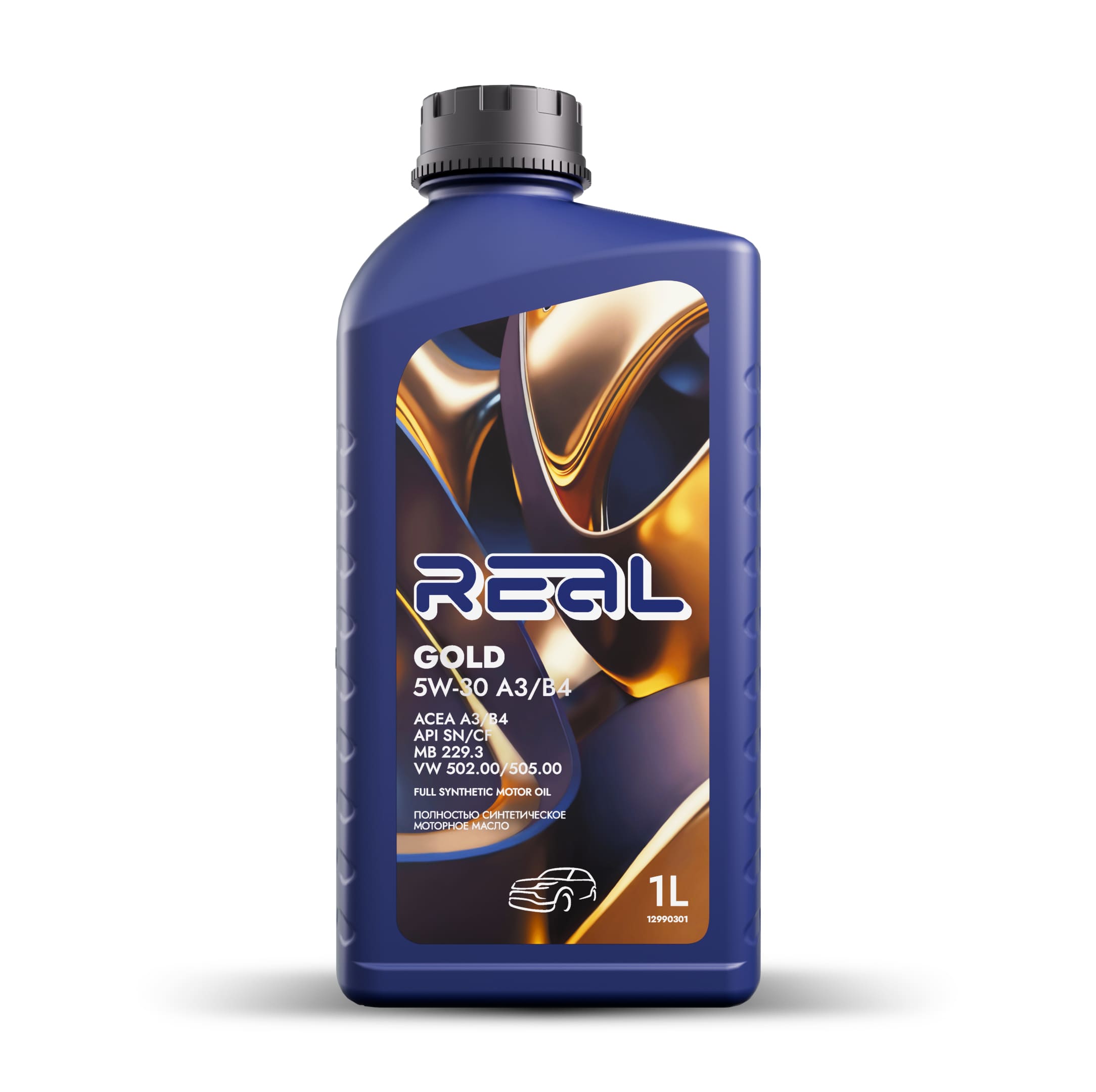 Масло моторное REAL GOLD 5W30 A3/B4 1L