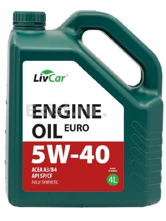 Масло моторное 5W40 LIVCAR Engine Oil EURO ACEA A3/B4 API SP ПРОМО КОМПЛЕКТ 4л+1л 
