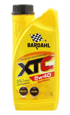 Масло BARDAHL 5W40 XTC 1л.