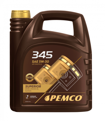 Масло PEMCO 5W30 SN/CH4 345 5л