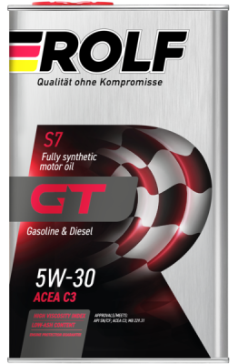 Масло Rolf GT 5W30 C3 SN/CF 1л