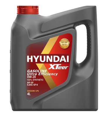 Масло Hyundai XTeer Gasoline Ultra Efficiency 0W20 4л