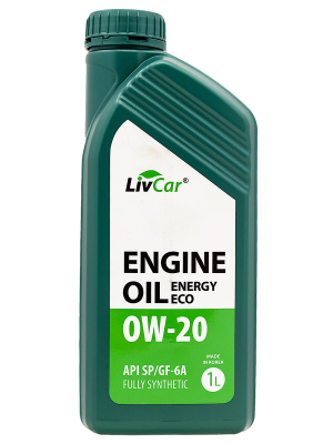 Масло моторное 0W20 LIVCAR Engine Oil Energy ECO API SP/GF-6A 1лит 