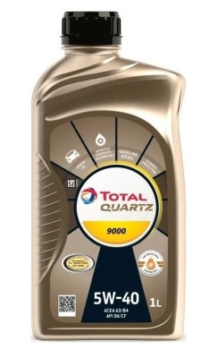 Масло TOTAL 5W40 Quartz 9000 1л.