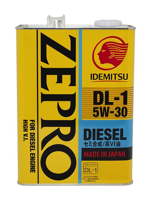 Масло IDEMITSU Zepro Diesel 5W30 DL-1 4л