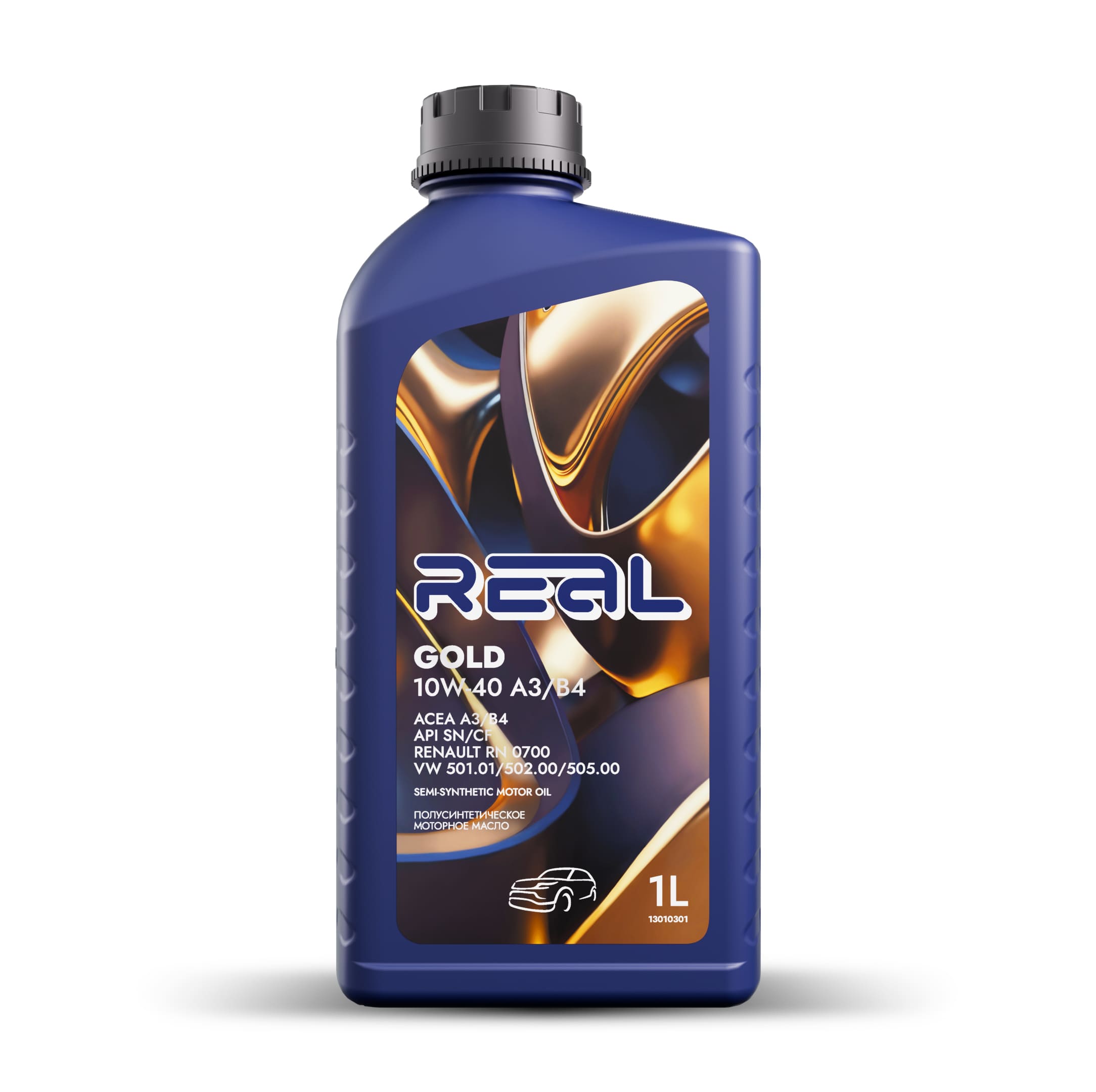Масло моторное REAL GOLD 10W40 A3/B4 1L