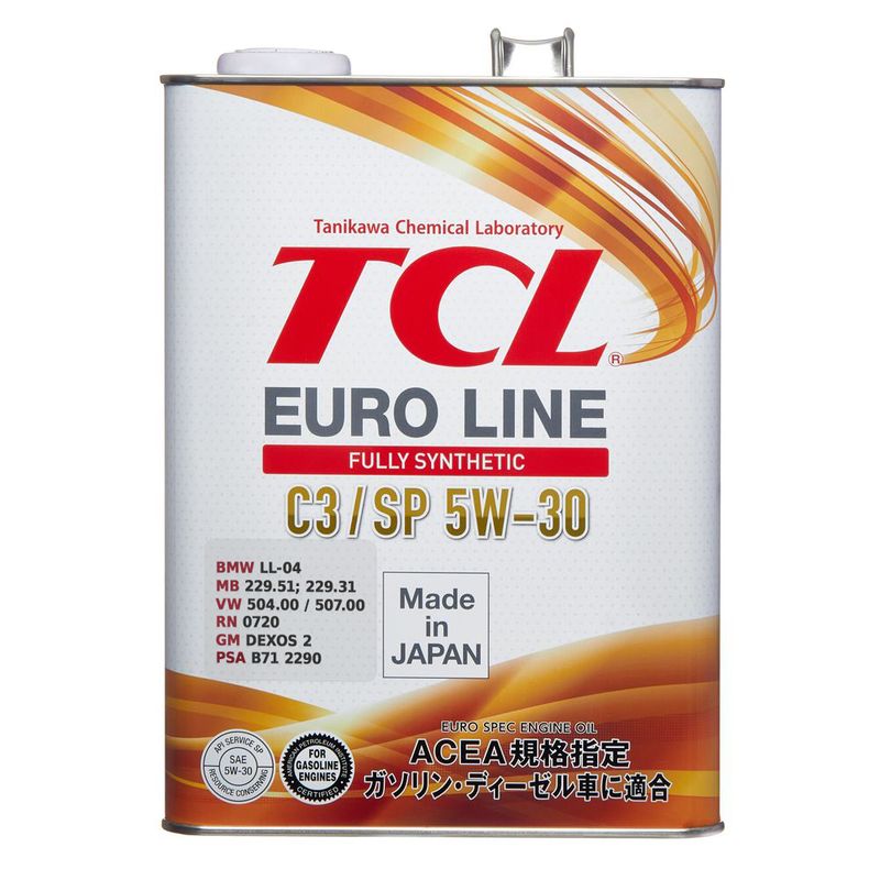 Масло моторное TCL Euro Line SP ACEA C3 5W30 4л