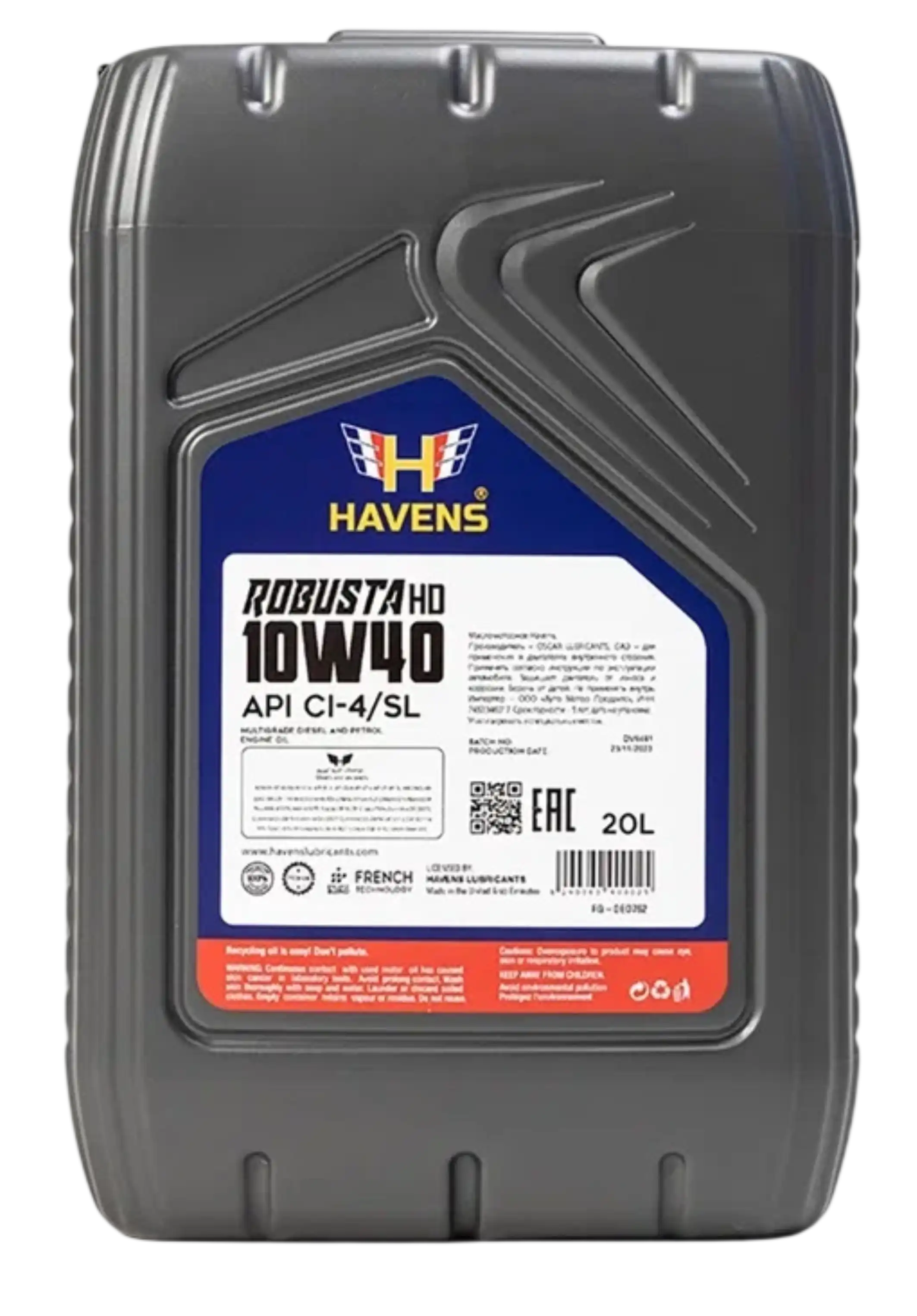 Robusta HD 10W40 API CI-4/SL ACEA E4/E7