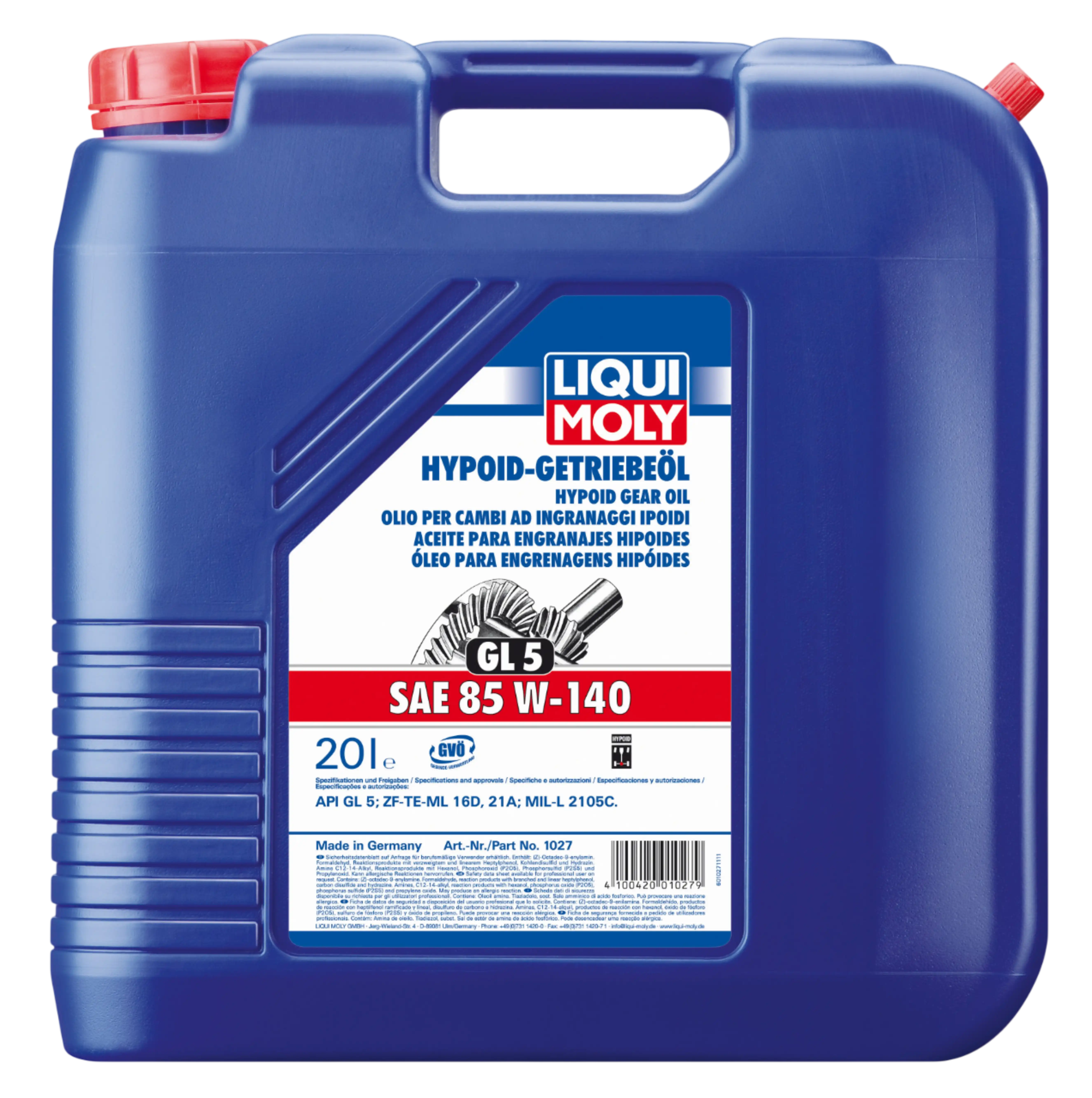 Hypoid-Getriebeoil 85W-140