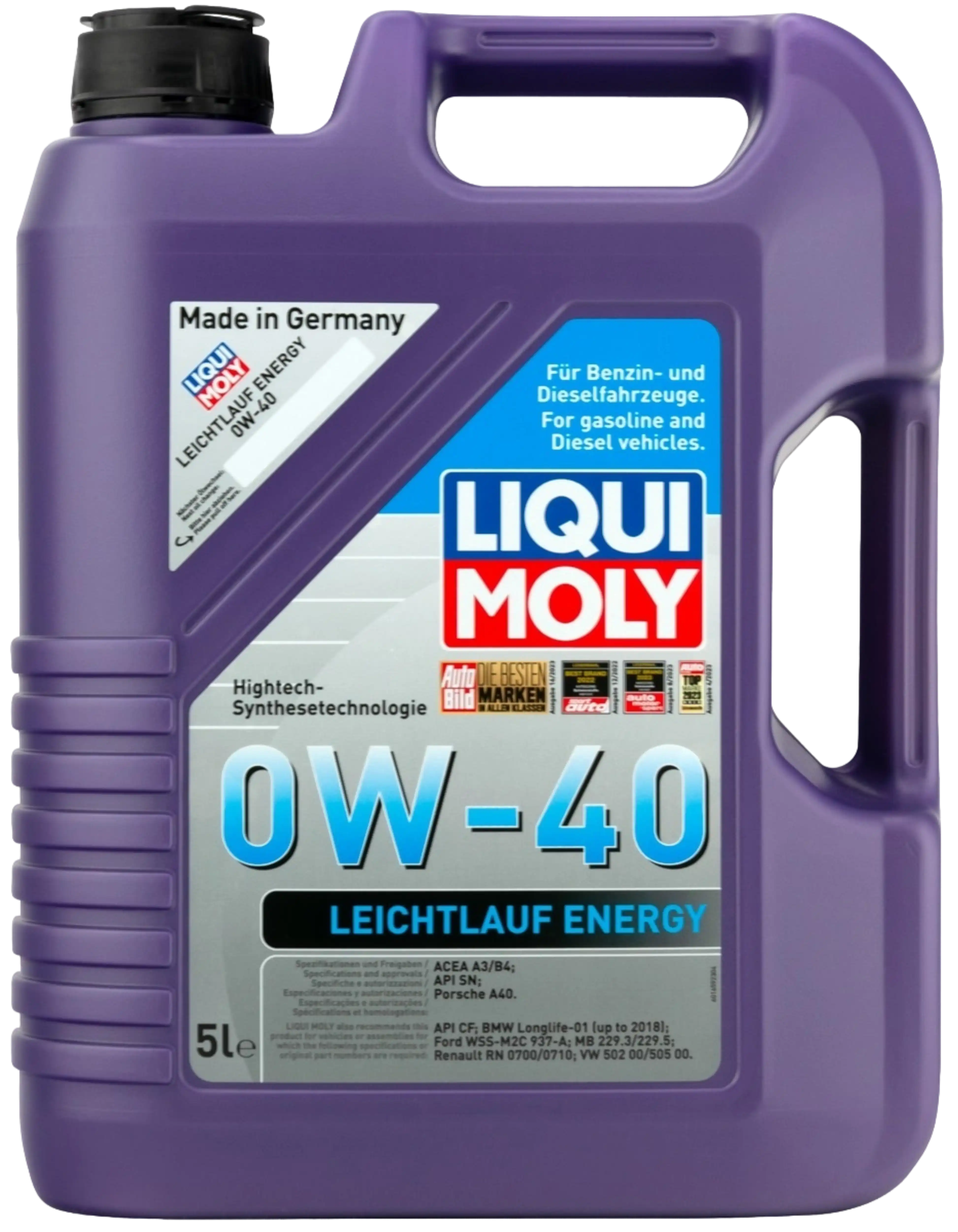 Leiсhtlauf Energy 0W-40