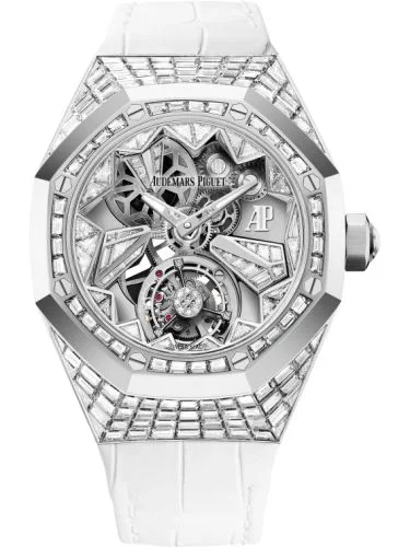 Audemars Piguet Royal Oak Concept Flying Tourbillon White Gold / Baguette Diamond