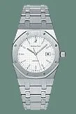 Royal Oak 15000 Date Stainless Steel / White
