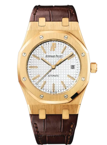 Royal Oak 15300 Yellow Gold / Silver/ Strap