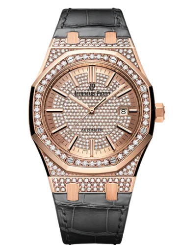 Royal Oak 15402 Pink Gold / Diamond