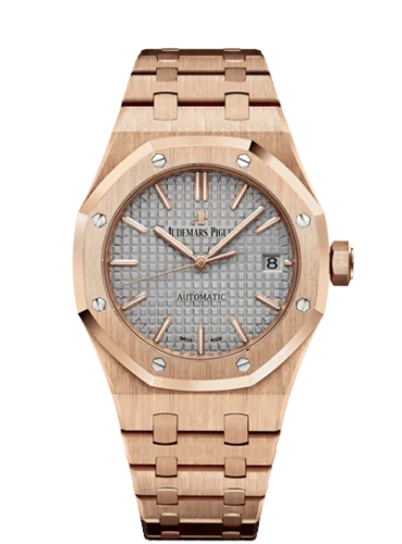 Royal Oak 15450 Selfwinding Pink Gold / Grey