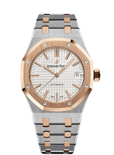 Royal Oak 15450 Selfwinding Stainless Steel / Pink Gold / Silver