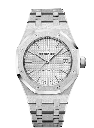 Royal Oak 15454 Selfwinding Frosted White Gold / Silver