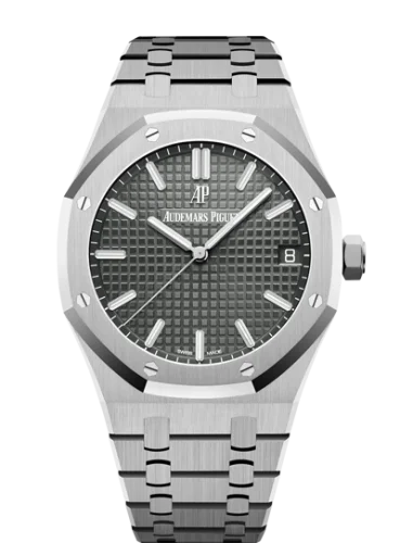 Royal Oak 15500 Stainless Steel / Grey