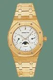 Royal Oak 25594 Moon Phase Yellow Gold / White