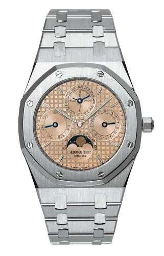 Royal Oak 25820 Perpetual Calendar Platinum / Salmon