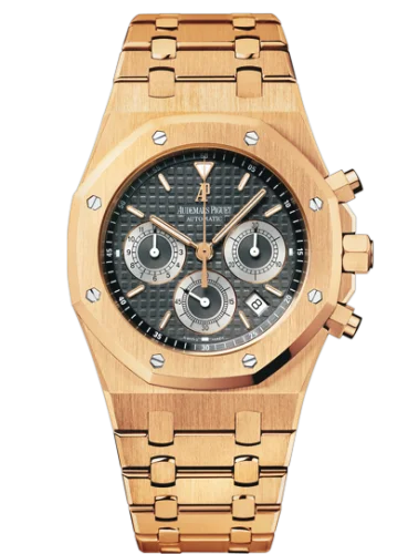 Royal Oak 25960 Chronograph Pink Gold / Brown