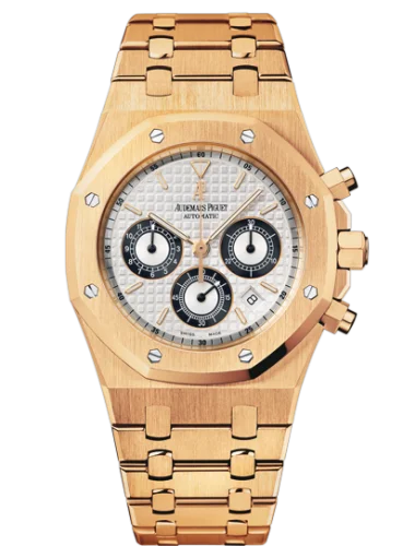 Royal Oak 25960 Chronograph Pink Gold / Silver
