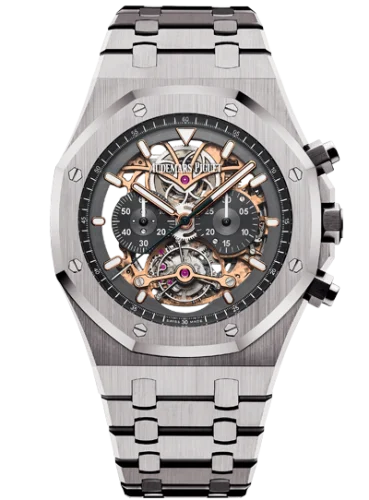 Royal Oak 26347 Tourbillon Chronograph Openworked Titanium