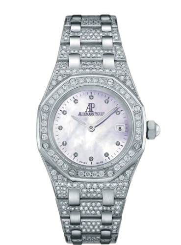 Royal Oak 67602 Quartz White Gold / Diamond / MOP / Bracelet