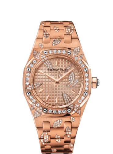 Royal Oak 67616 Pink Gold / Pink / Leaves