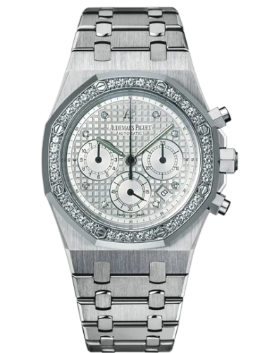 Royal Oak Chronograph 39 White Gold / Silver / Diamond