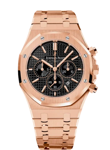 Royal Oak Chronograph 41 Pink Gold / Black