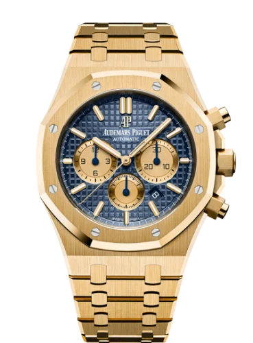 Royal Oak Chronograph 41 Yellow Gold / Blue / Bracelet