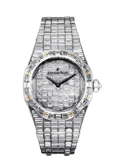 Royal Oak Lady White Gold / Baguette / Baguette